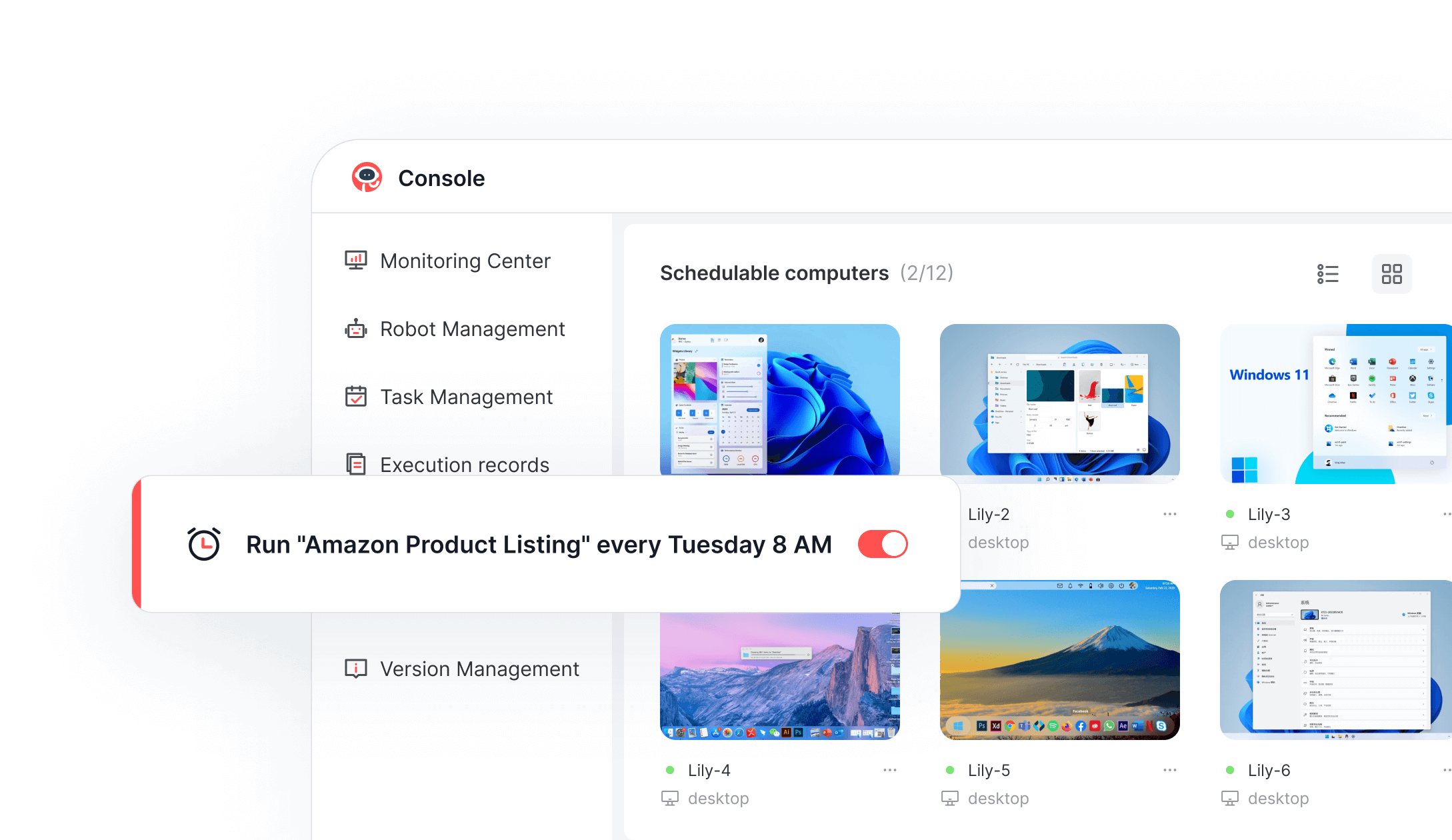 Centralized Process Management