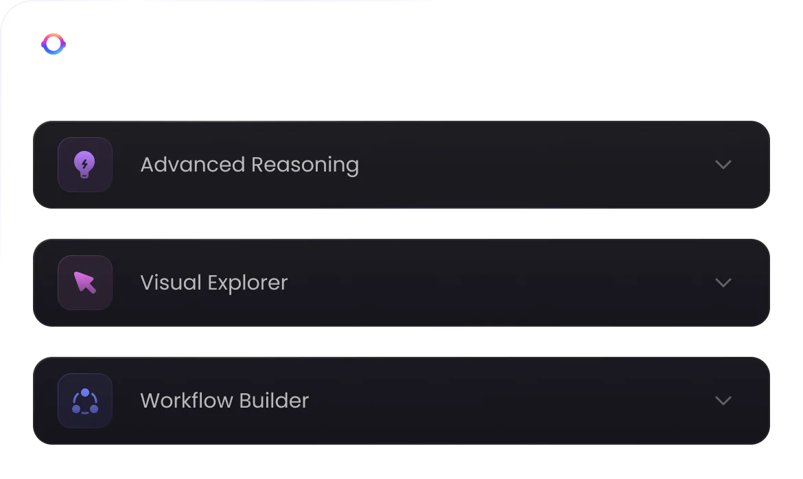Automa AI agent capabilities interface