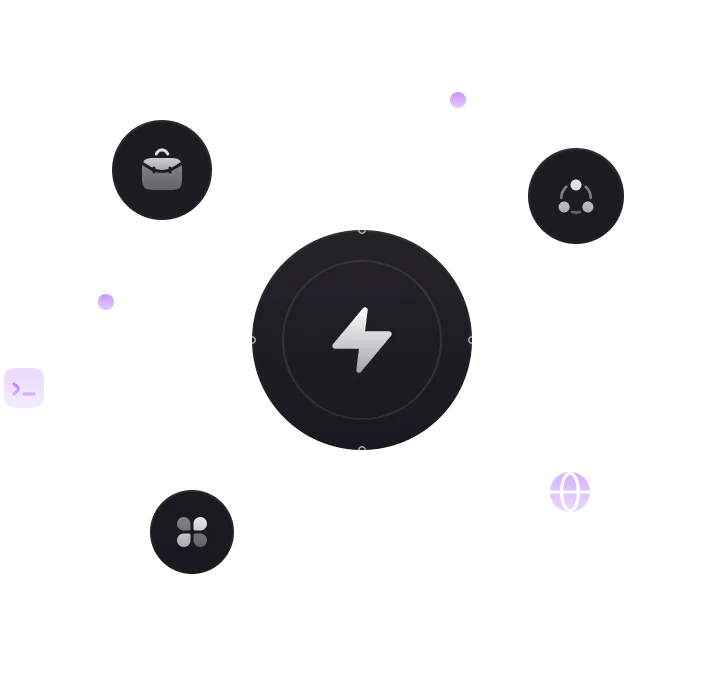 One-click deployment orbit illustration