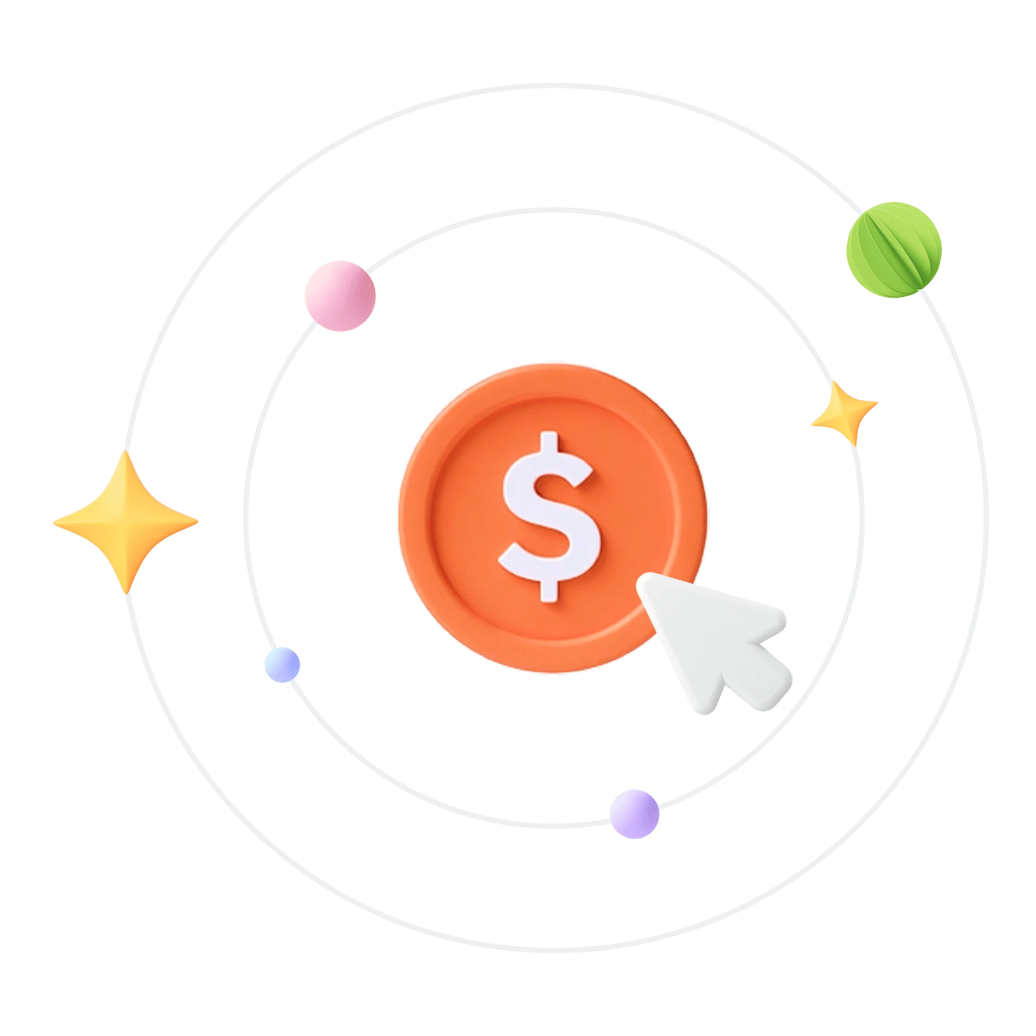 Colorful geometric decoration