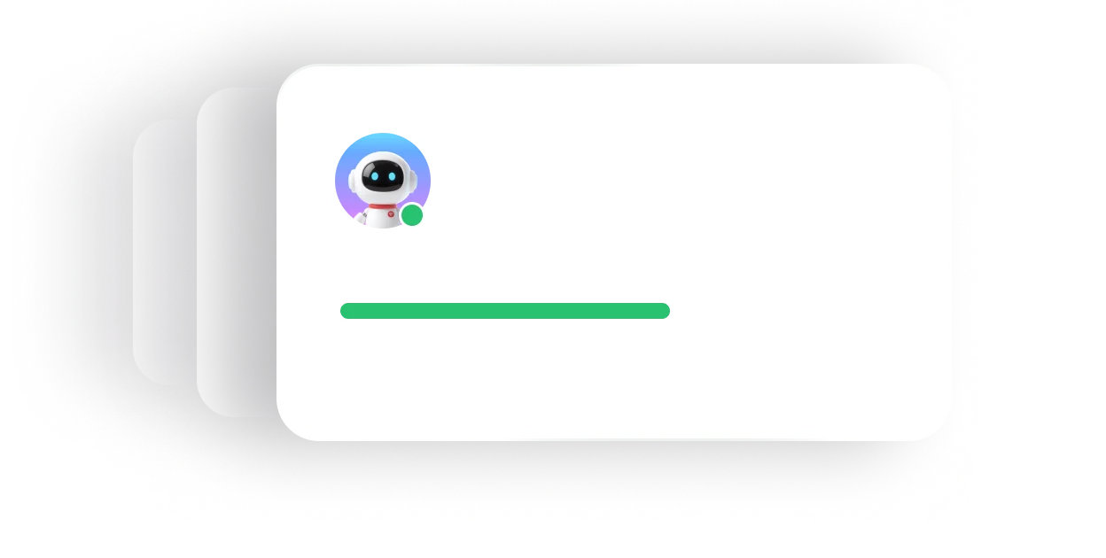 AI agent feature card visual 3